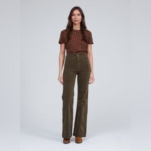 ASKK NY BRIGHTON CORDUROY in safari green size 24